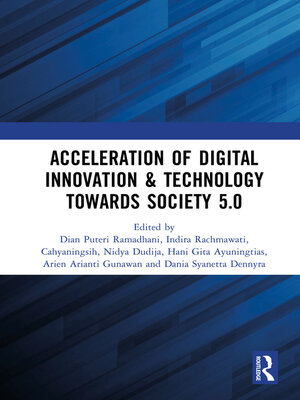 cover image of Acceleration of Digital Innovation & Technology towards Society 5.0
